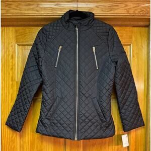 Girls So outerwear / jacket / coat Zip front with zip pockets BLACK SIZE 16